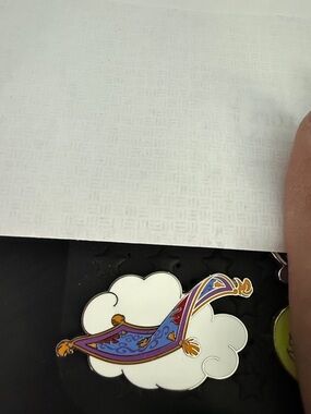 Disney Purple & Gold Flying Carpet Enamel Pin